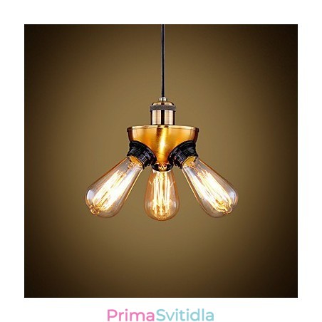 Americká country průmyslová měděná třístopá kapací lampa Americká country průmyslová měděná třístopá kapací lampa