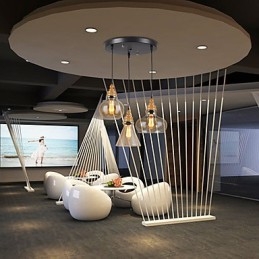 Severoamerická kreativní křišťálová lampa s dřevěným zrnem obnovující starověké způsoby světla lampy