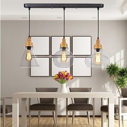 Severoamerická kreativní křišťálová lampa s dřevěným zrnem obnovující starověké způsoby světla lampy