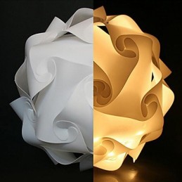 DIY moderní závěsná kuličková lampa 40 cm