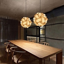 DIY moderní závěsná kuličková lampa 40 cm