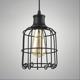 Svítidlo Edison Vintage Light Závěsné svítidlo Lustr Cage Stínidlo