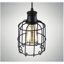Svítidlo Edison Vintage Light Závěsné svítidlo Lustr Cage Stínidlo