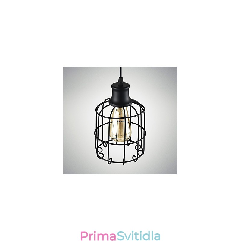 Svítidlo Edison Vintage Light Závěsné svítidlo Lustr Cage Stínidlo