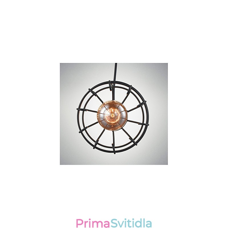 Svítidlo Edison Vintage Light Závěsné svítidlo Lustr Cage Stínidlo