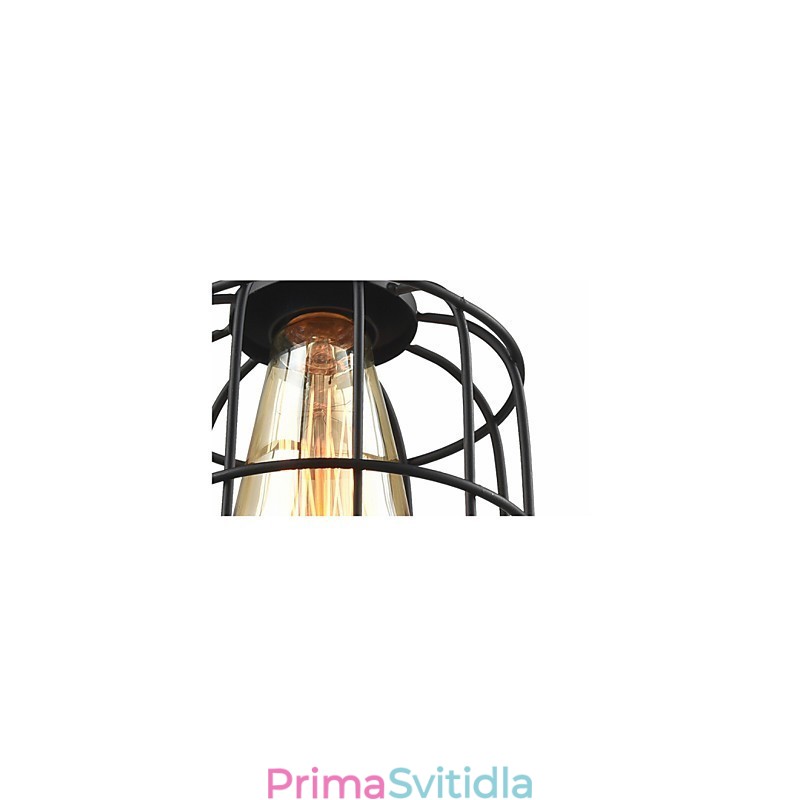 Svítidlo Edison Vintage Light Závěsné svítidlo Lustr Cage Stínidlo
