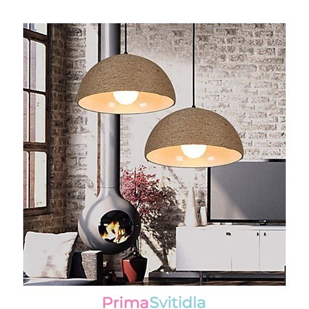 30*Obnovte starověké způsoby Severské myšlenky Půlkruhový komín Ruční konopné lano Droplight 30*Obnovte starověké způsoby Severské myšlenky Půlkruhový komín Ruční konopné lano Droplight