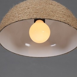 30*Obnovte starověké způsoby Severské myšlenky Půlkruhový komín Ruční konopné lano Droplight