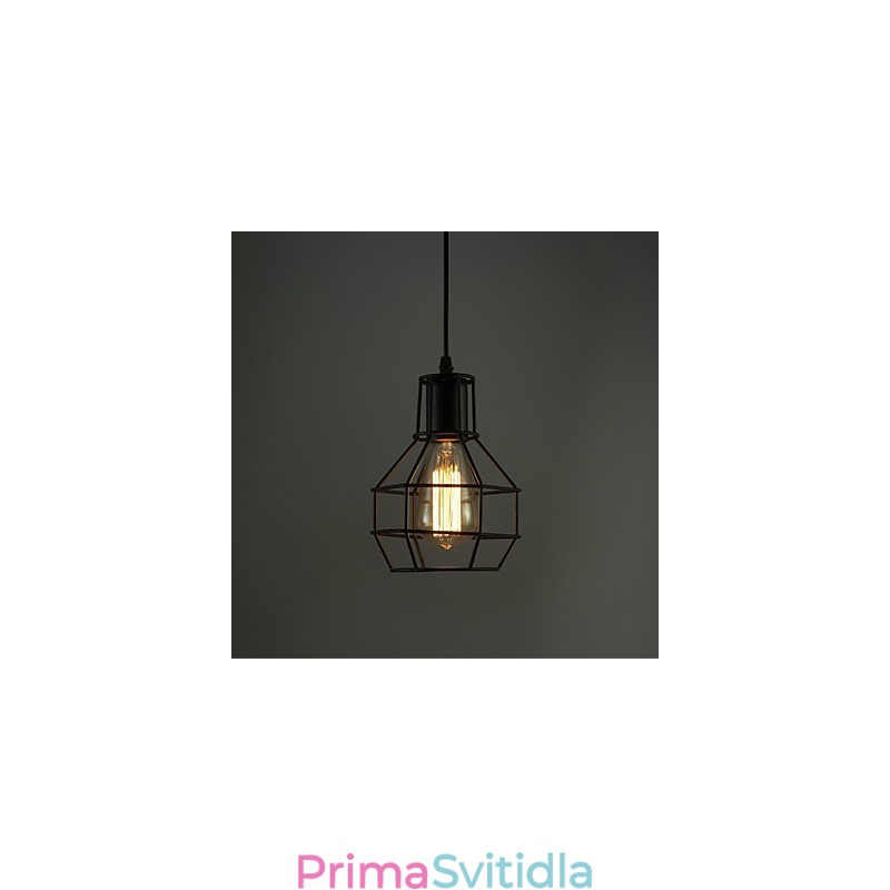 Závěsná svítidla tradiční klasické vintage retro venkovská garáž kovová