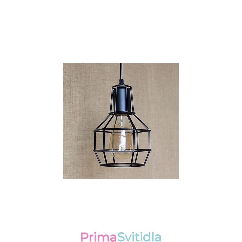 Závěsná svítidla tradiční klasické vintage retro venkovská garáž kovová