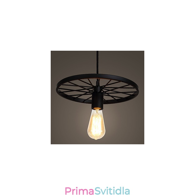 Loft Retro Pendant Lamps Americký venkovský kovaný Lustr v industriálním stylu