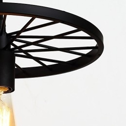 Loft Retro Pendant Lamps Americký venkovský kovaný Lustr v industriálním stylu
