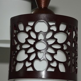Moderní čínský klasický buben z masivního dřeva Creative Single Head Droplight Lamp Light