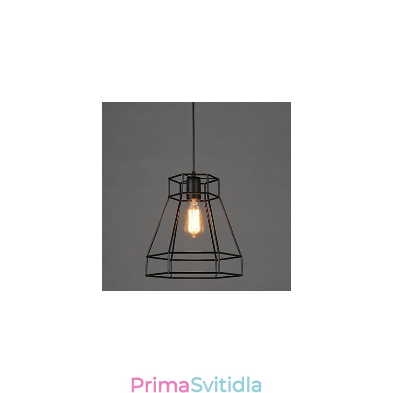 Geometric Line Diamond kované železné lustrové závěsné světlo moderní současné