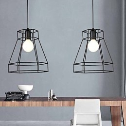 Geometric Line Diamond kované železné lustrové závěsné světlo moderní současné