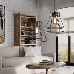 Geometric Line Diamond kované železné lustrové závěsné světlo moderní současné