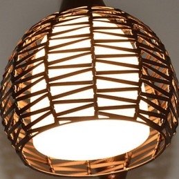 Venkovské Cany Art Weaving Klasické smluvní Droplight Lamp Light