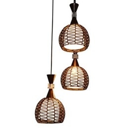 Venkovské Cany Art Weaving Klasické smluvní Droplight Lamp Light