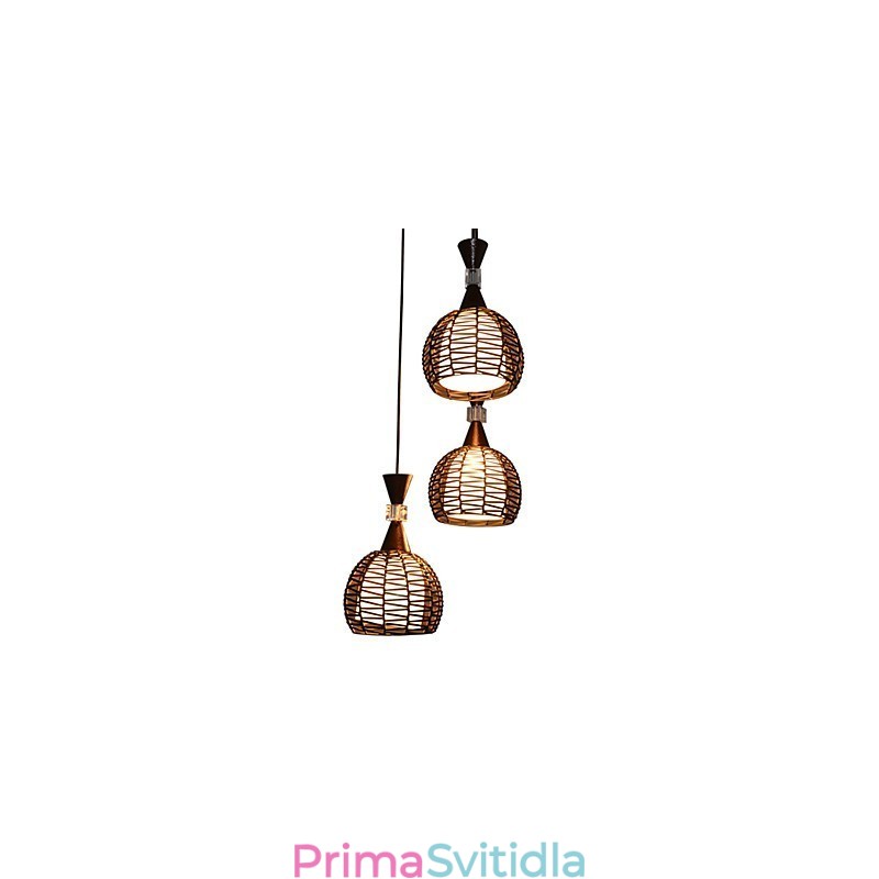 Venkovské Cany Art Weaving Klasické smluvní Droplight Lamp Light