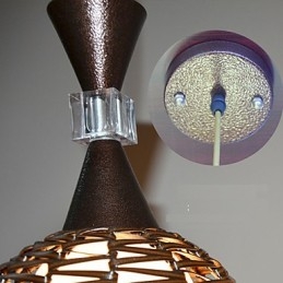 Venkovské Cany Art Weaving Klasické smluvní Droplight Lamp Light