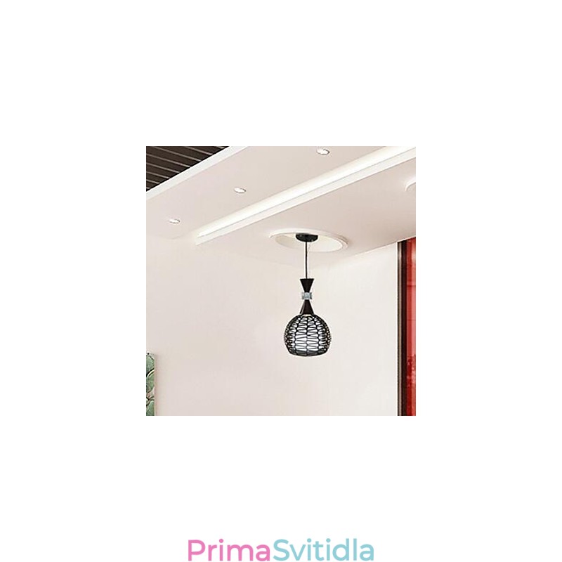 Venkovské Cany Art Weaving Klasické smluvní Droplight Lamp Light