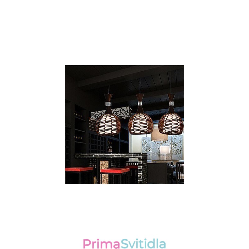 Venkovské Cany Art Weaving Klasické smluvní Droplight Lamp Light