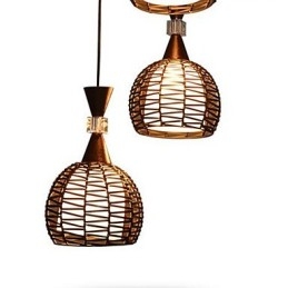Venkovské Cany Art Weaving Klasické smluvní Droplight Lamp Light