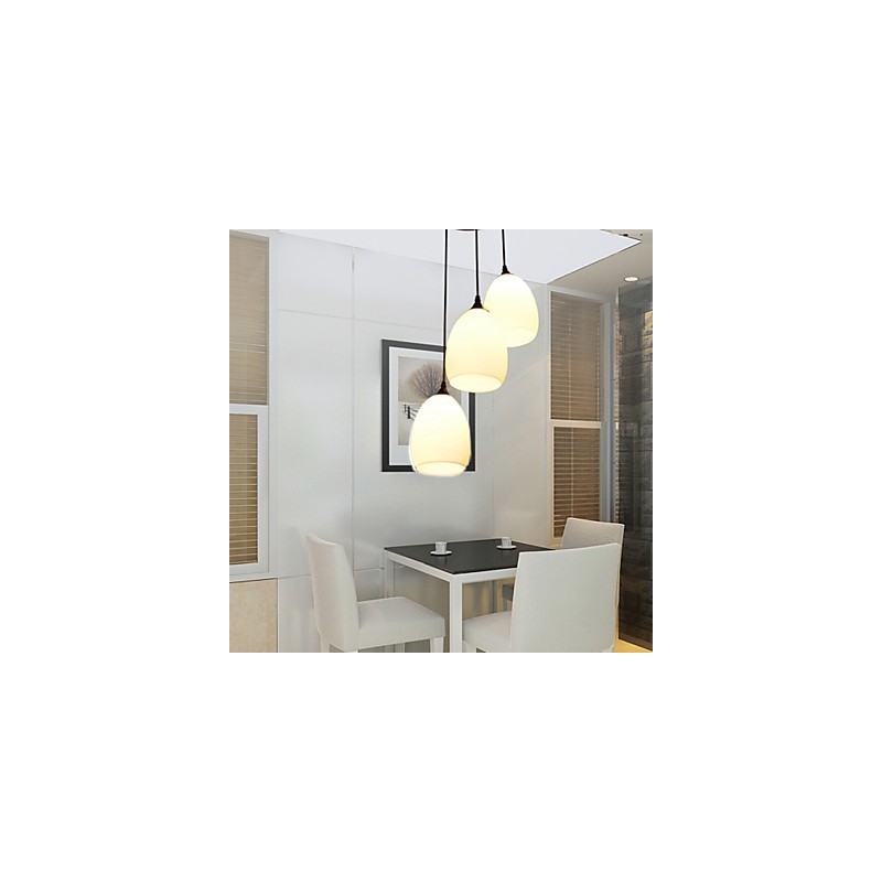 Moderní a smluvní L kreativní skleněná koule jídla Lustrová lampa světlo