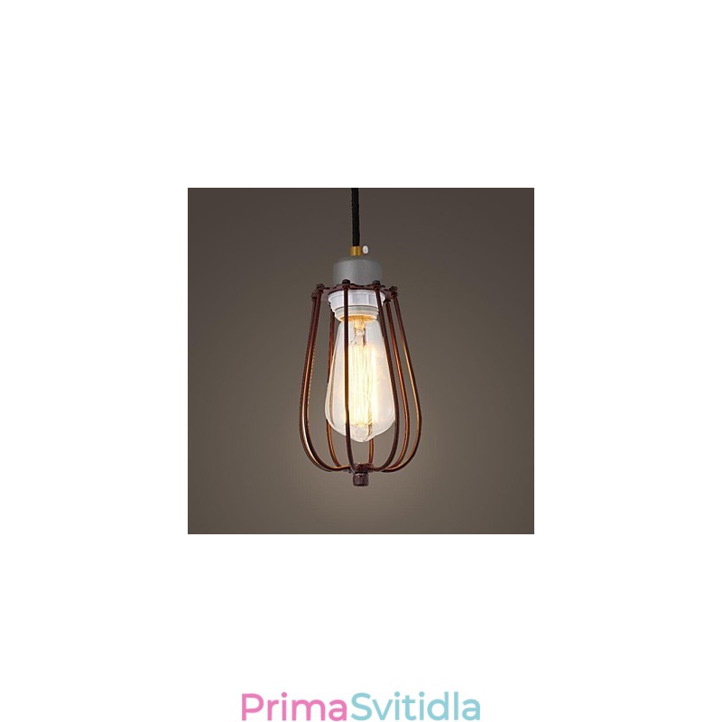 Vintage Mini styl malba kovové závěsné světlo