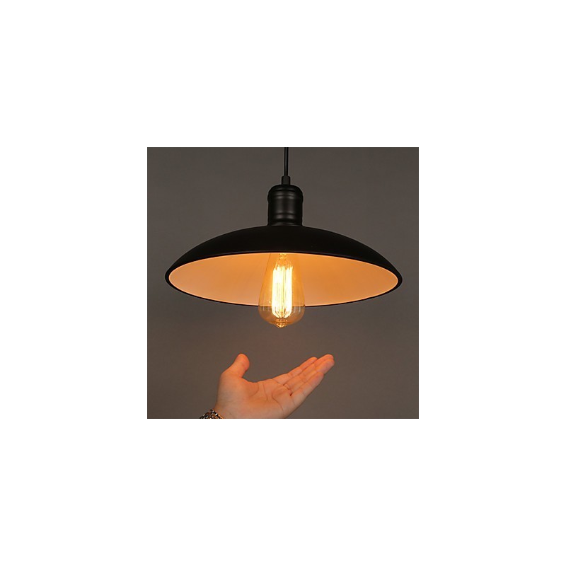 Lampy a lucerny Umění restaurování jediné hlavy kovaného létajícího talíře Droplight