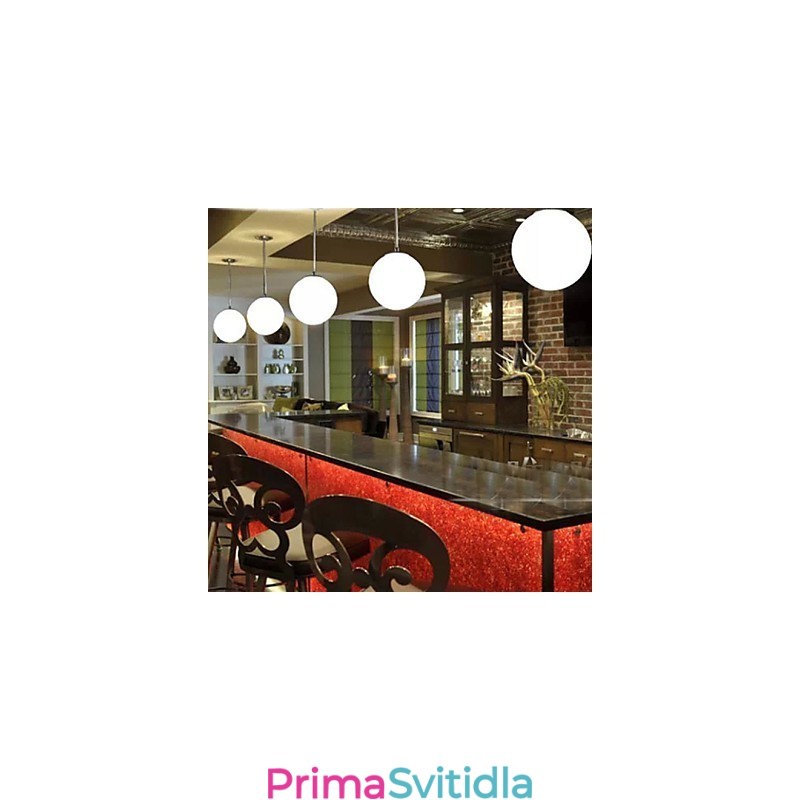 Smluvně bílé skleněné kuličkové dekorativní lustrové světlo
