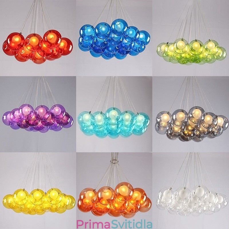 Creative The Nordic Color Restoring Ancient Ways Skleněná mísa se zlatými rybkami Světlo Creative Droplight Lamp