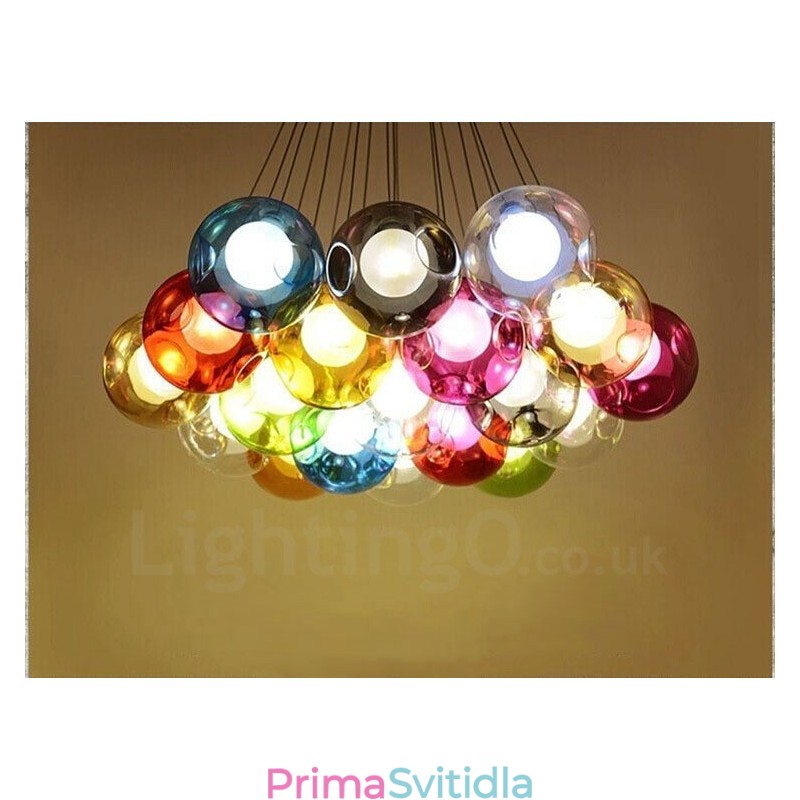 Creative The Nordic Color Restoring Ancient Ways Skleněná mísa se zlatými rybkami Světlo Creative Droplight Lamp