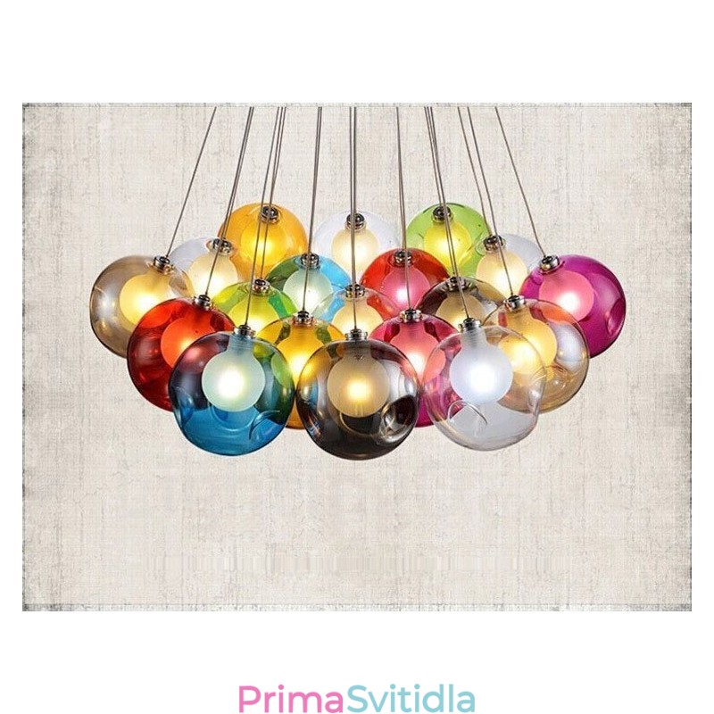 Creative The Nordic Color Restoring Ancient Ways Skleněná mísa se zlatými rybkami Světlo Creative Droplight Lamp