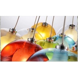 Creative The Nordic Color Restoring Ancient Ways Skleněná mísa se zlatými rybkami Světlo Creative Droplight Lamp