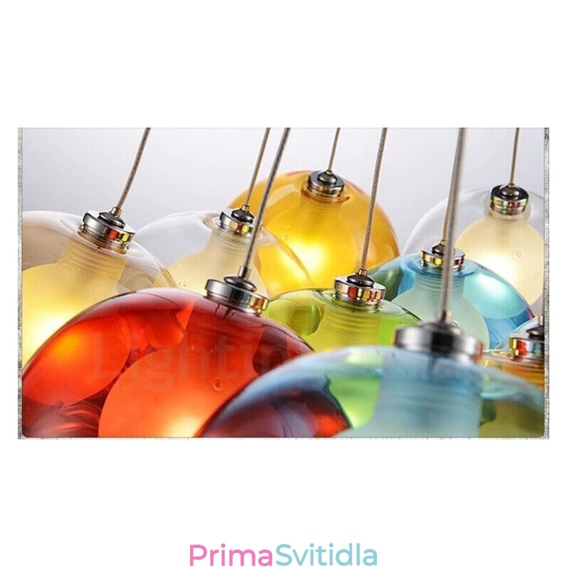 Creative The Nordic Color Restoring Ancient Ways Skleněná mísa se zlatými rybkami Světlo Creative Droplight Lamp
