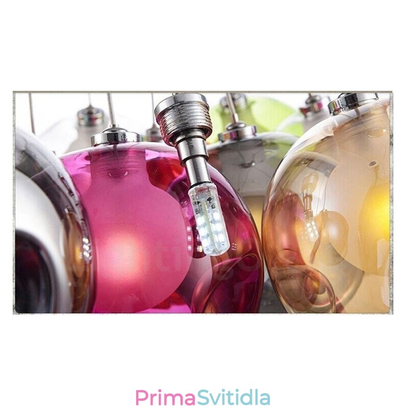 Creative The Nordic Color Restoring Ancient Ways Skleněná mísa se zlatými rybkami Světlo Creative Droplight Lamp