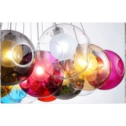 Creative The Nordic Color Restoring Ancient Ways Skleněná mísa se zlatými rybkami Světlo Creative Droplight Lamp
