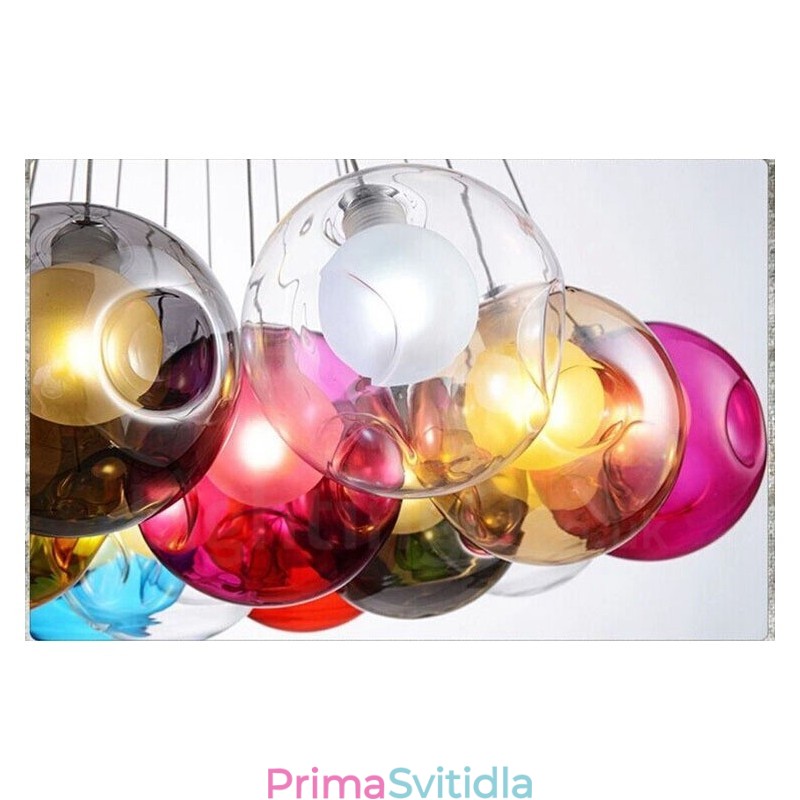 Creative The Nordic Color Restoring Ancient Ways Skleněná mísa se zlatými rybkami Světlo Creative Droplight Lamp