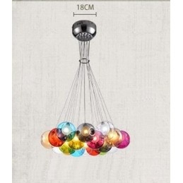 Creative The Nordic Color Restoring Ancient Ways Skleněná mísa se zlatými rybkami Světlo Creative Droplight Lamp