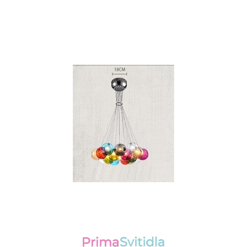 Creative The Nordic Color Restoring Ancient Ways Skleněná mísa se zlatými rybkami Světlo Creative Droplight Lamp