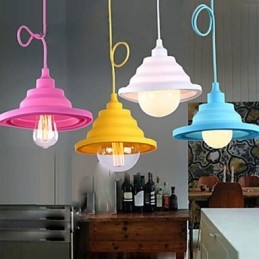 Závěsná svítidla moderní moderní plast