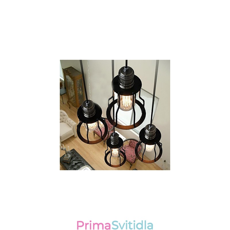 Tradiční klasický Vintage Mini styl malba závěsné světlo