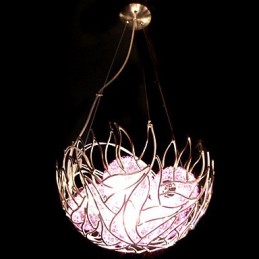 Závěsné svítidlo moderního moderního křišťálového lustru Bowl