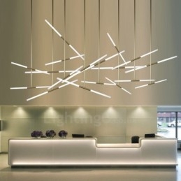 Moderní současná lustrová lampa Lampa zdobí závěsnou lampu
