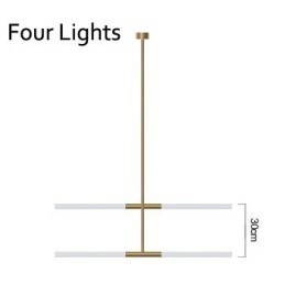 Moderní současná lustrová lampa Lampa zdobí závěsnou lampu