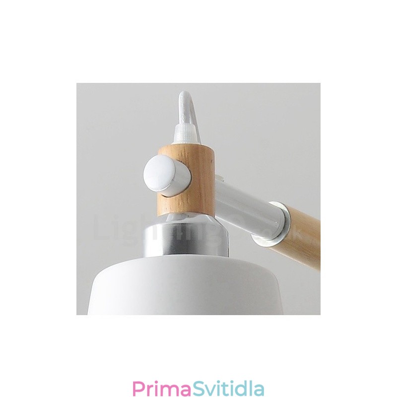 Moderní současná dřevěná lustrová lampa 6