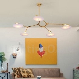 5 Lehká moderní současná lustrová lampa