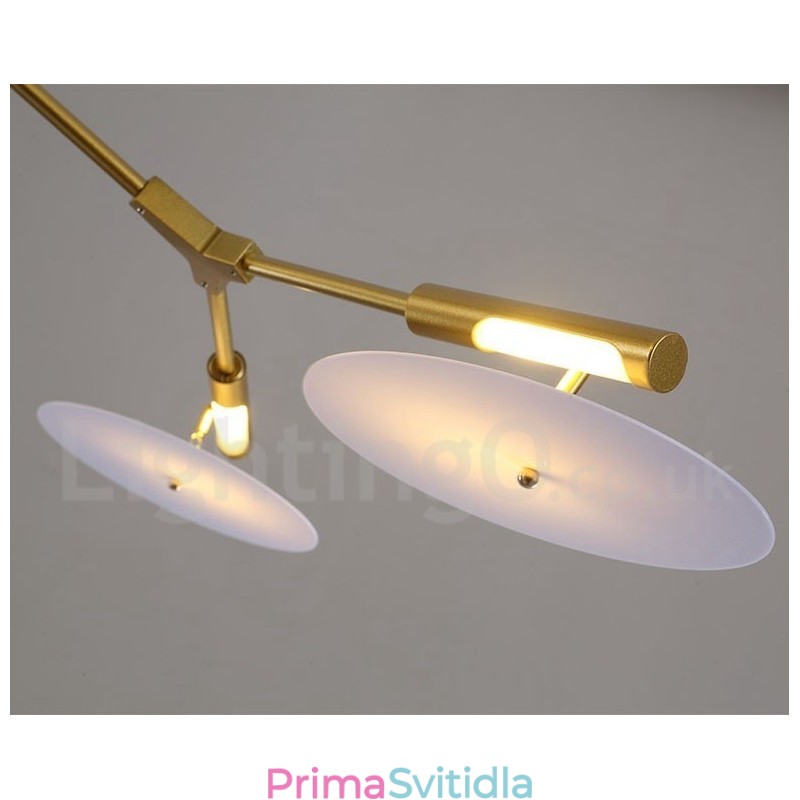 5 Lehká moderní současná lustrová lampa