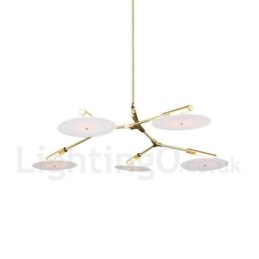 5 Lehká moderní současná lustrová lampa